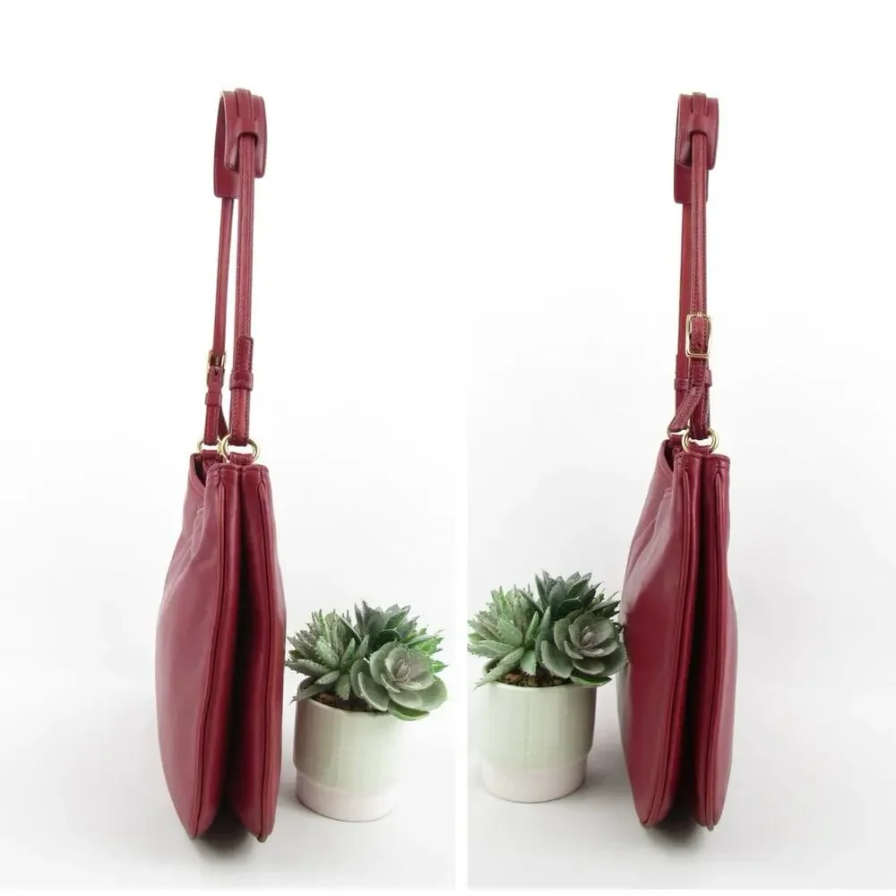 Authentic Coach Y2K Vintage Red Smooth Leather Bag